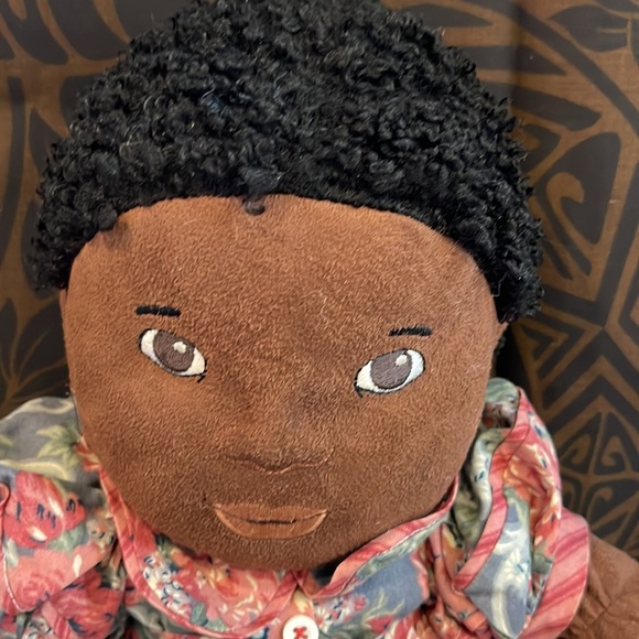 IKEA Cloth Doll with Flower Pattern Dress - Picture 3 of 11